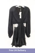 Jonathan Simkhai Londyn Mini Dress, Black, Size L