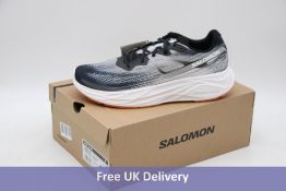 Salomon Aero Glide Trail Running Trainers, Black/Alloy/Coral Gold, UK 12.5