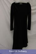 Yasmina Q Cleo Dress, Black, Size 38