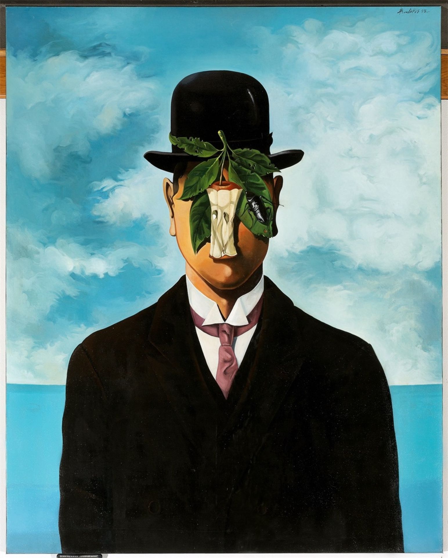 Dimos Skoulakis. Kommentar zu Magrittes “The Lost Great War”. 1998/2000 - Bild 2 aus 4