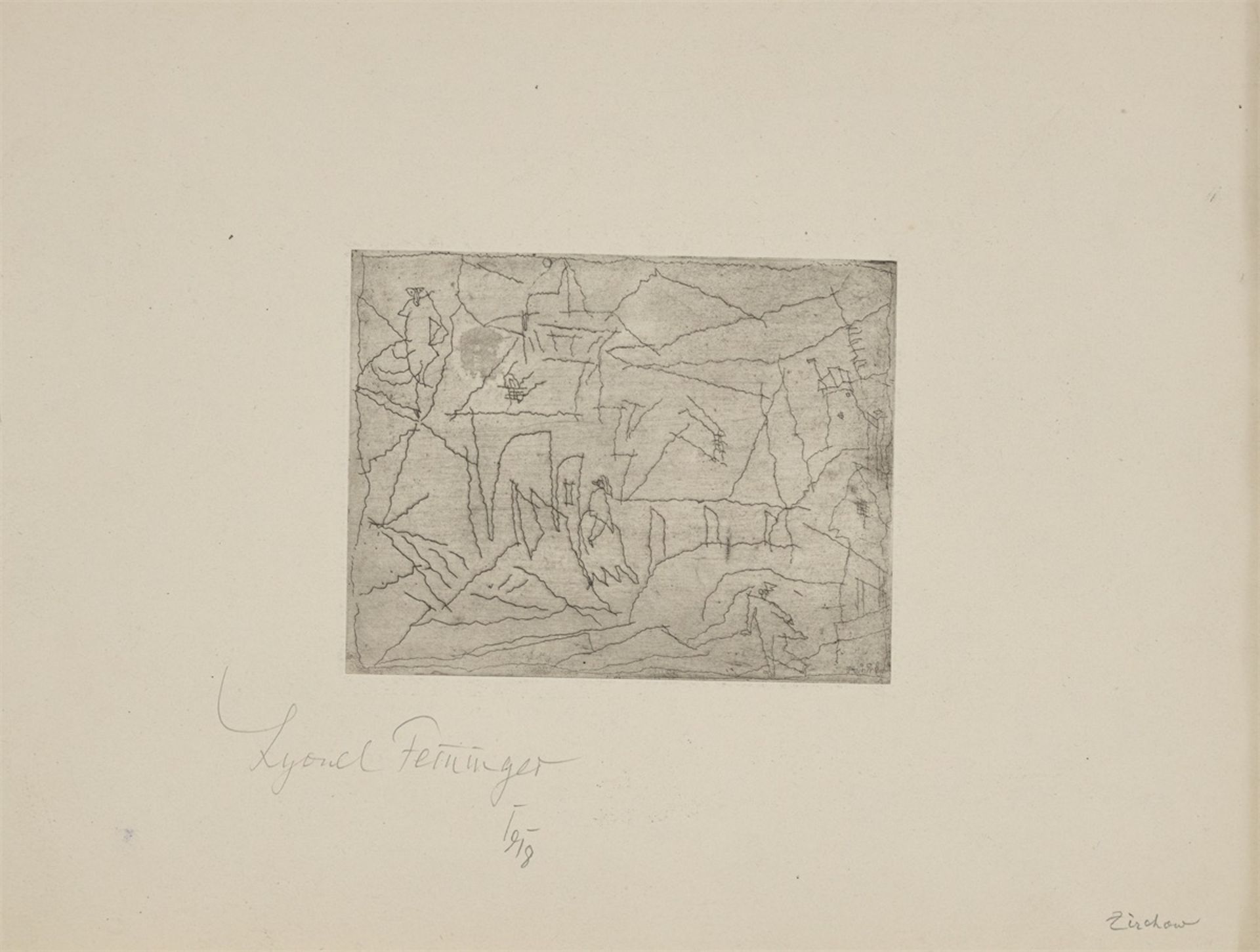 Lyonel Feininger. „Zirchow“. 1918