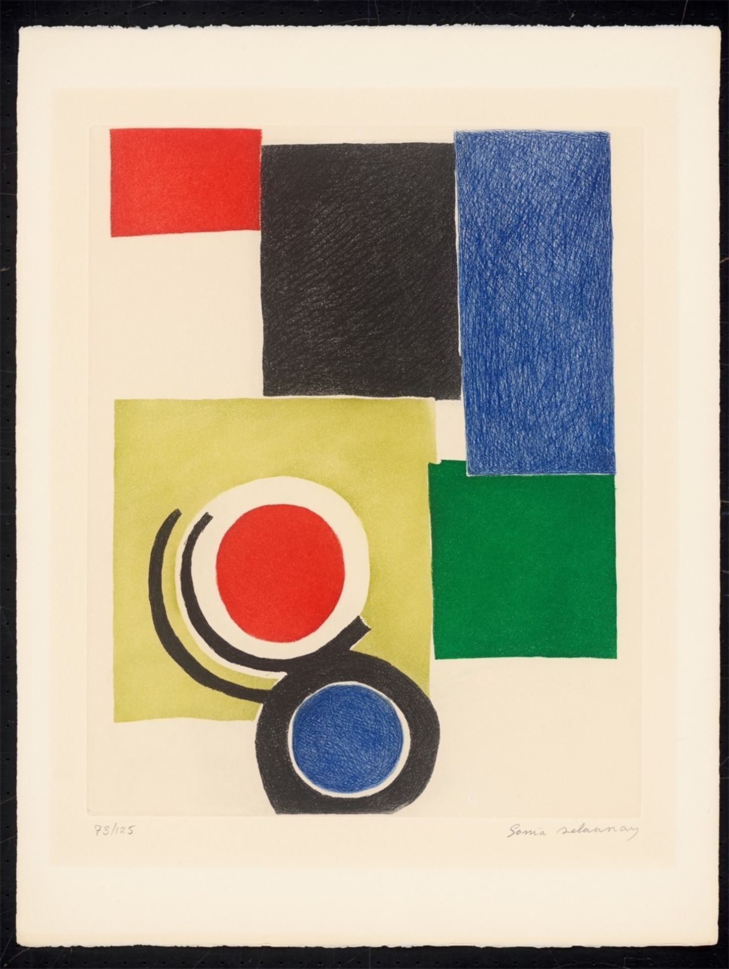 Sonia Delaunay. Ohne Titel. 1970/71 - Bild 2 aus 4