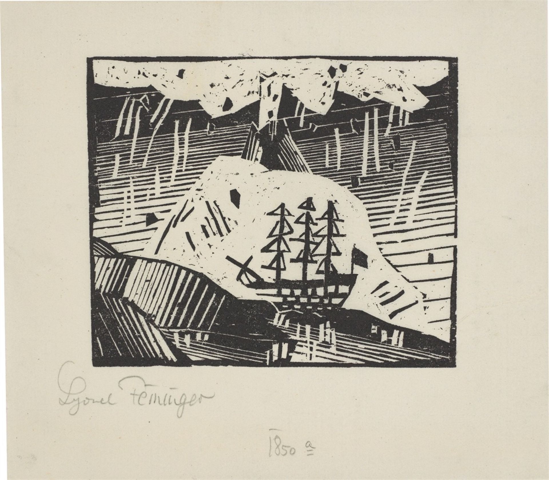 Lyonel Feininger. „Vulkan“. 1921