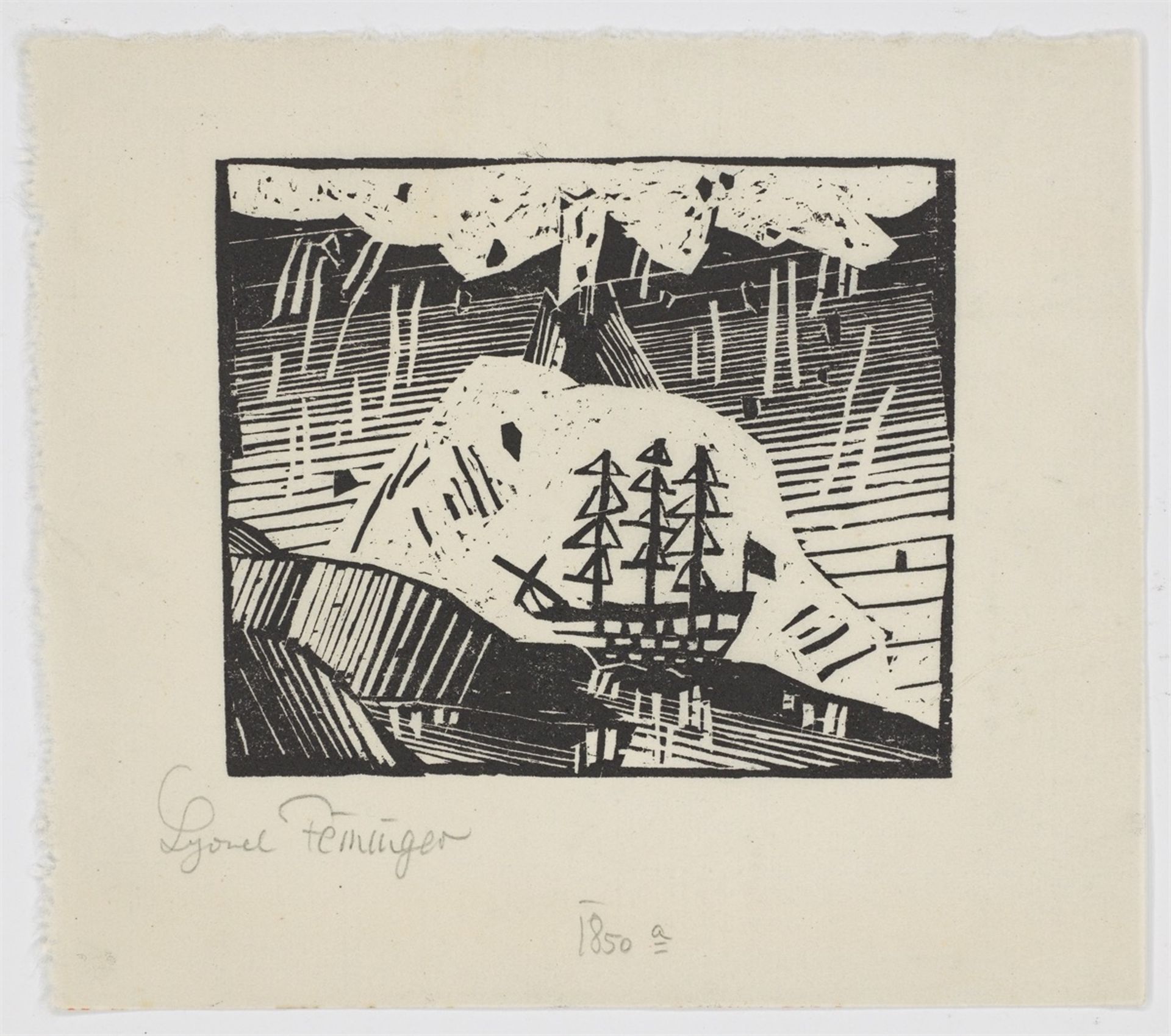 Lyonel Feininger. „Vulkan“. 1921 - Bild 2 aus 2