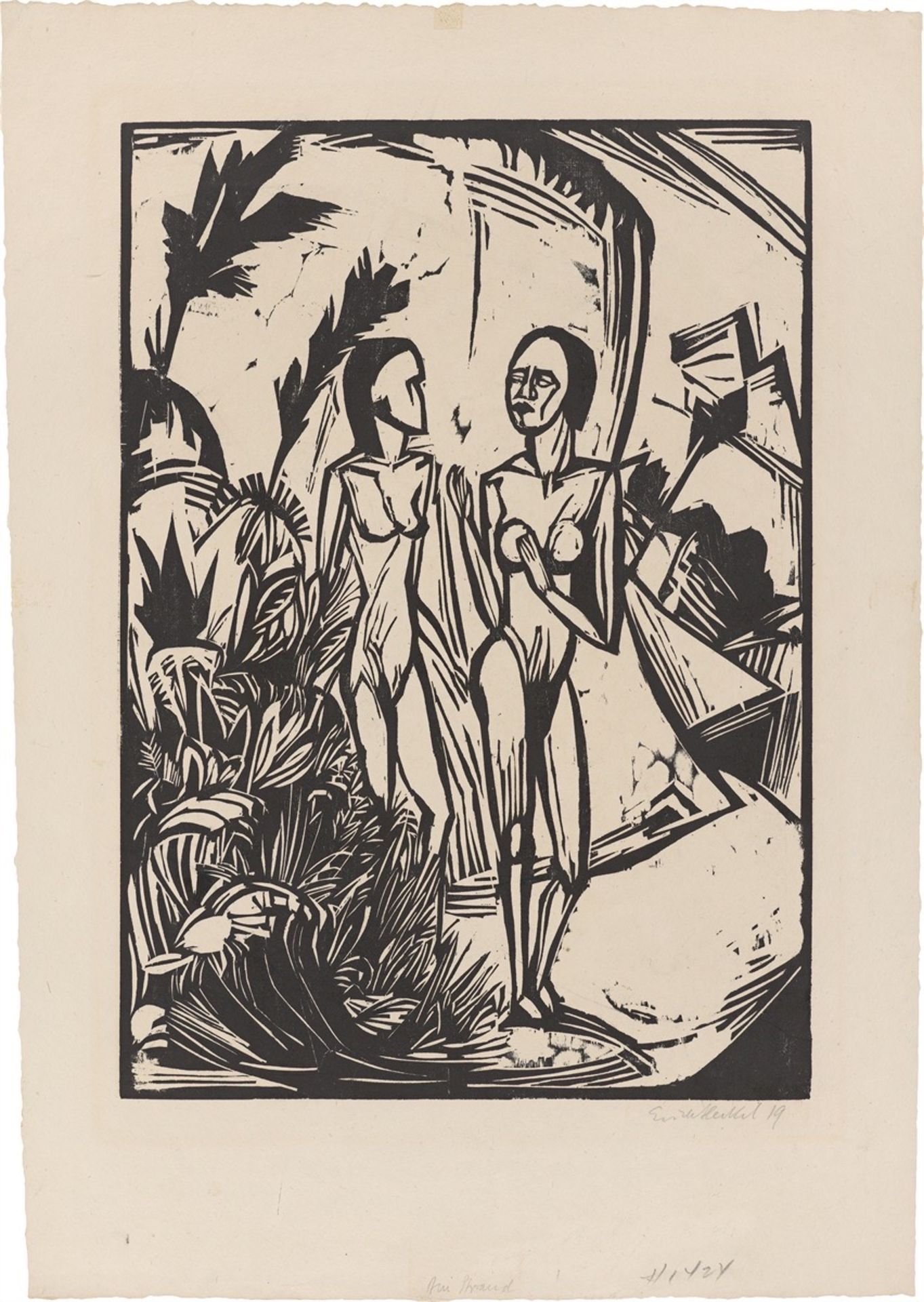 Erich Heckel. „Frauen am Strand“. 1919