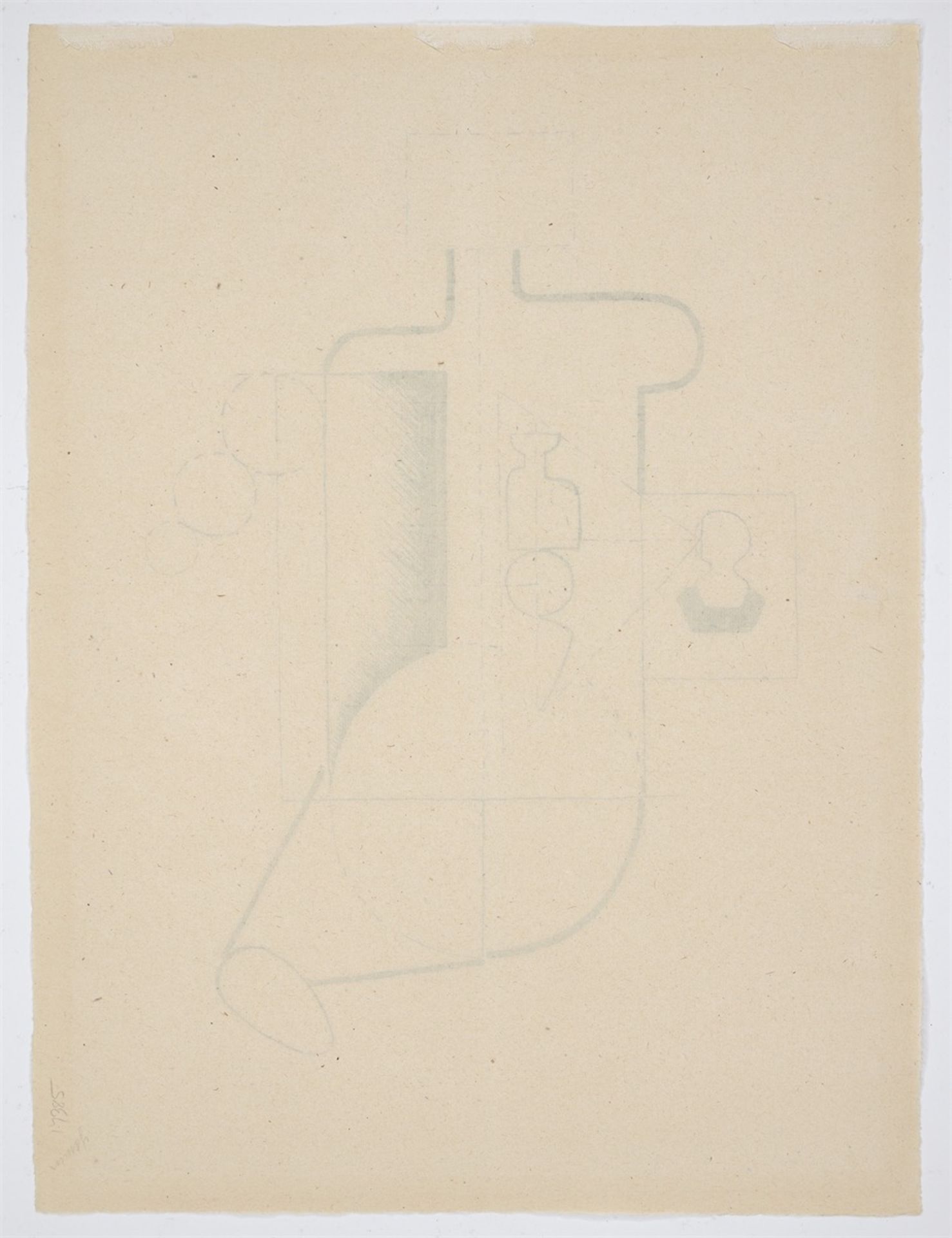 Willi Baumeister. „Sitzende Figur“. 1921-22 - Bild 3 aus 4
