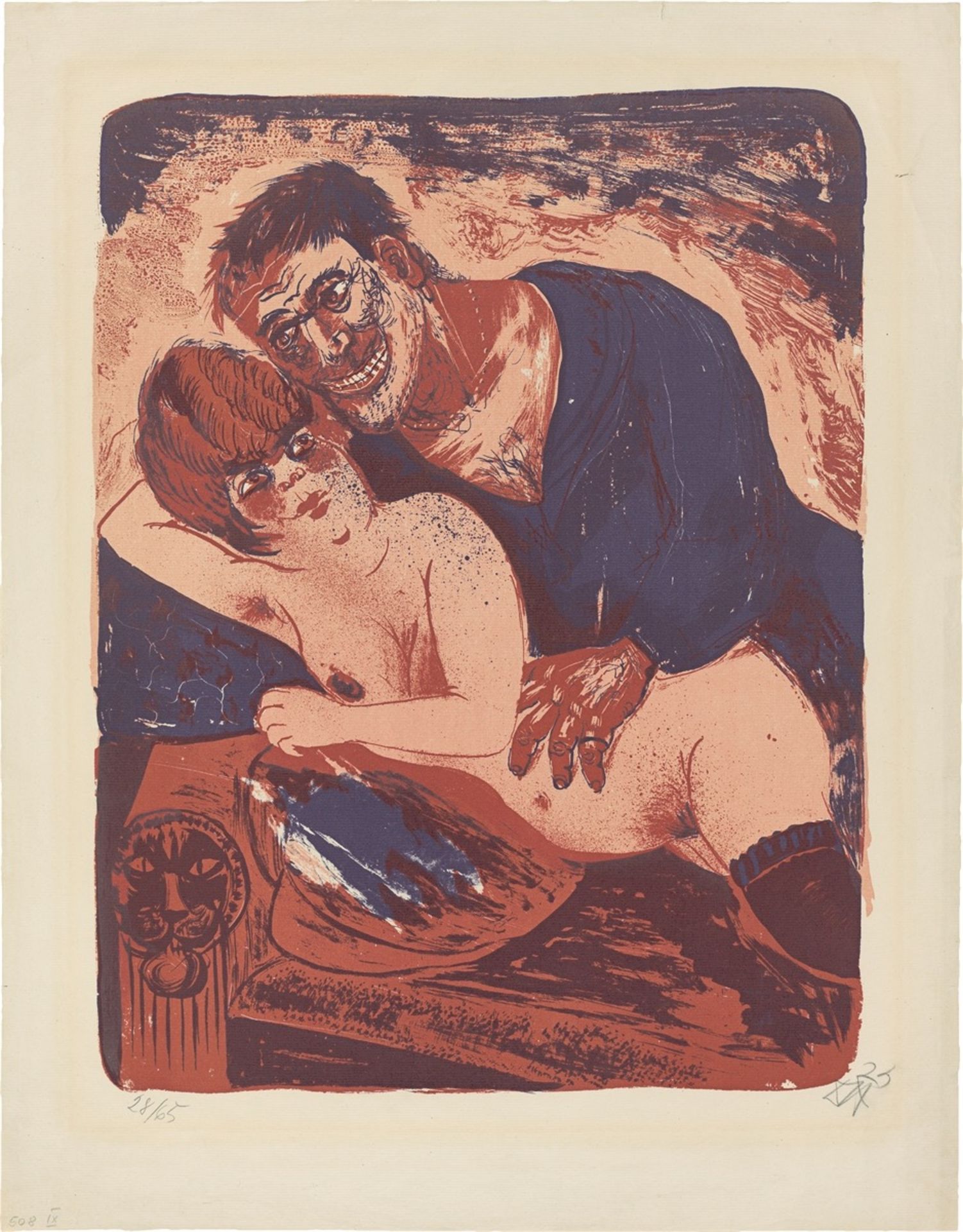 Otto Dix. „Matrose und Mädchen“. 1923