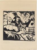 Erich Heckel. „Landschaft auf Alsen“. 1913