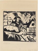 Erich Heckel. „Landschaft auf Alsen“. 1913