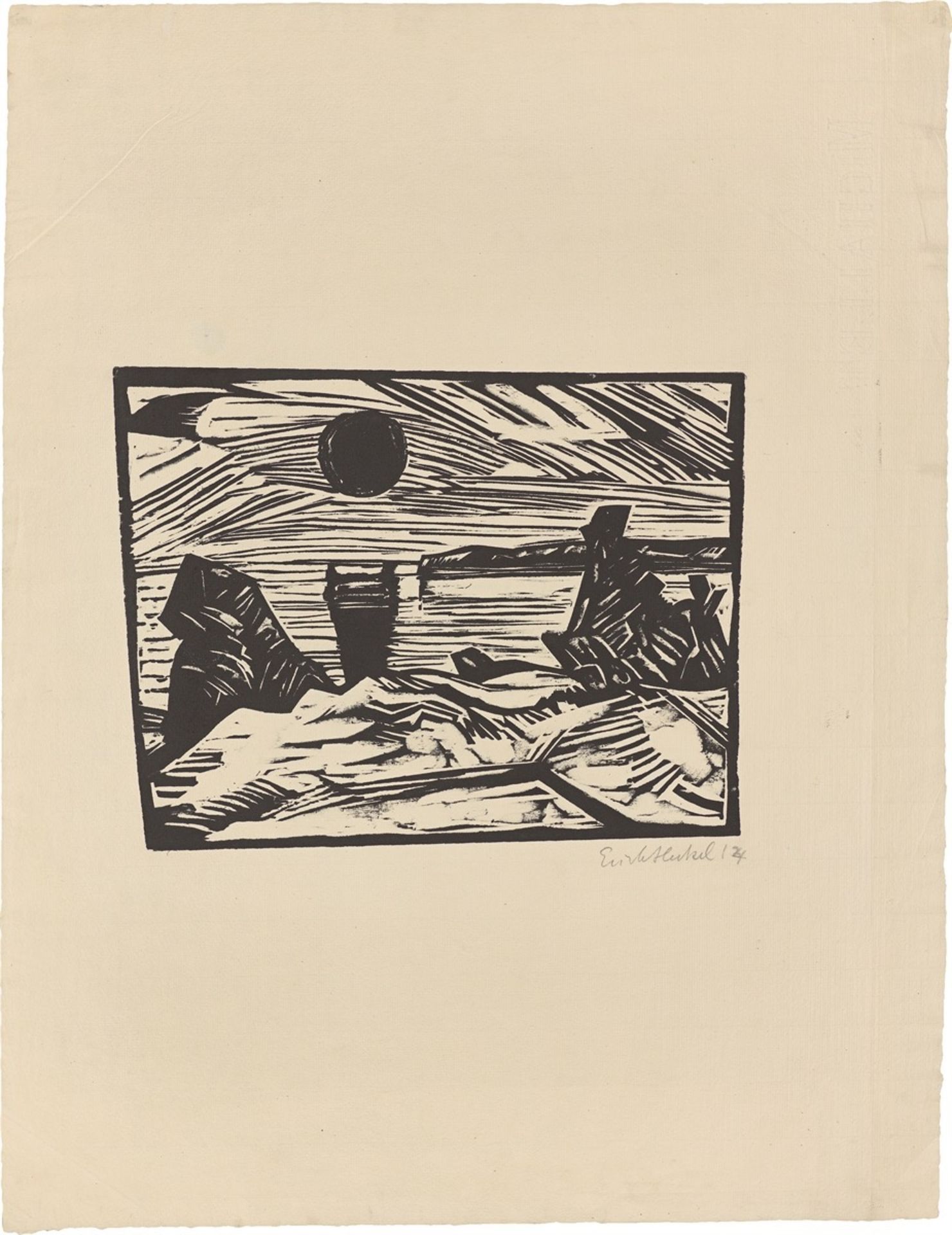 Erich Heckel. „Sonnenaufgang“. 1914