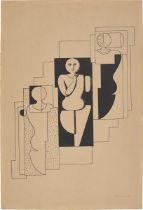 Willi Baumeister. „Treppen-Komposition“. 1921