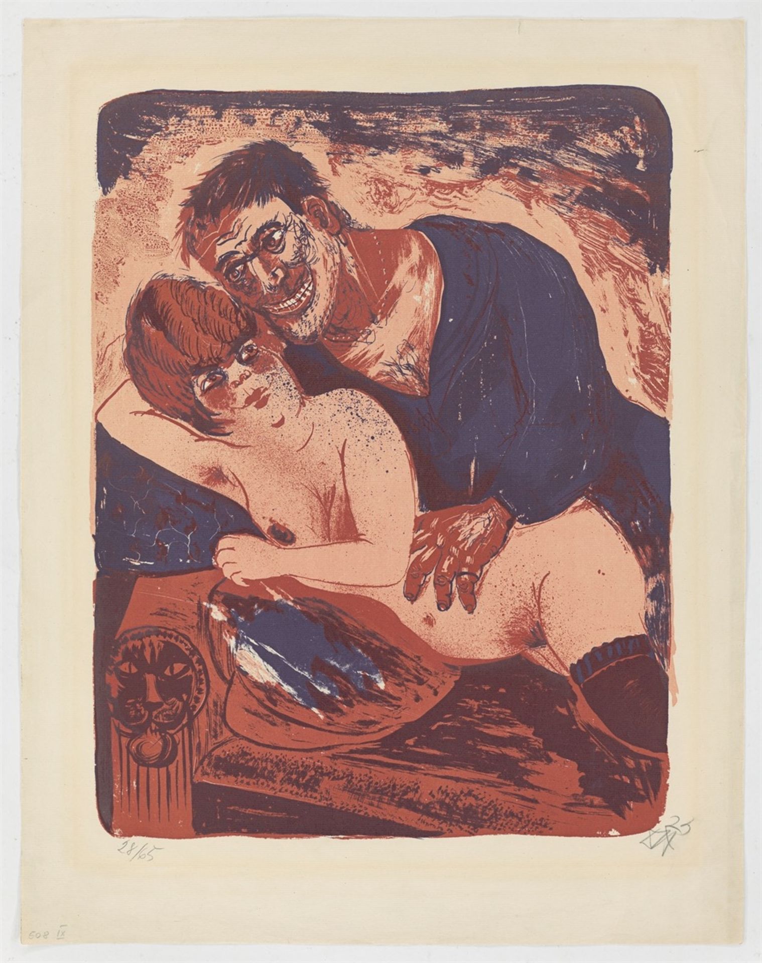Otto Dix. „Matrose und Mädchen“. 1923 - Bild 2 aus 4