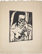 Erich Heckel. „Hockende (Hockendes Mädchen / Akt)“. 1913