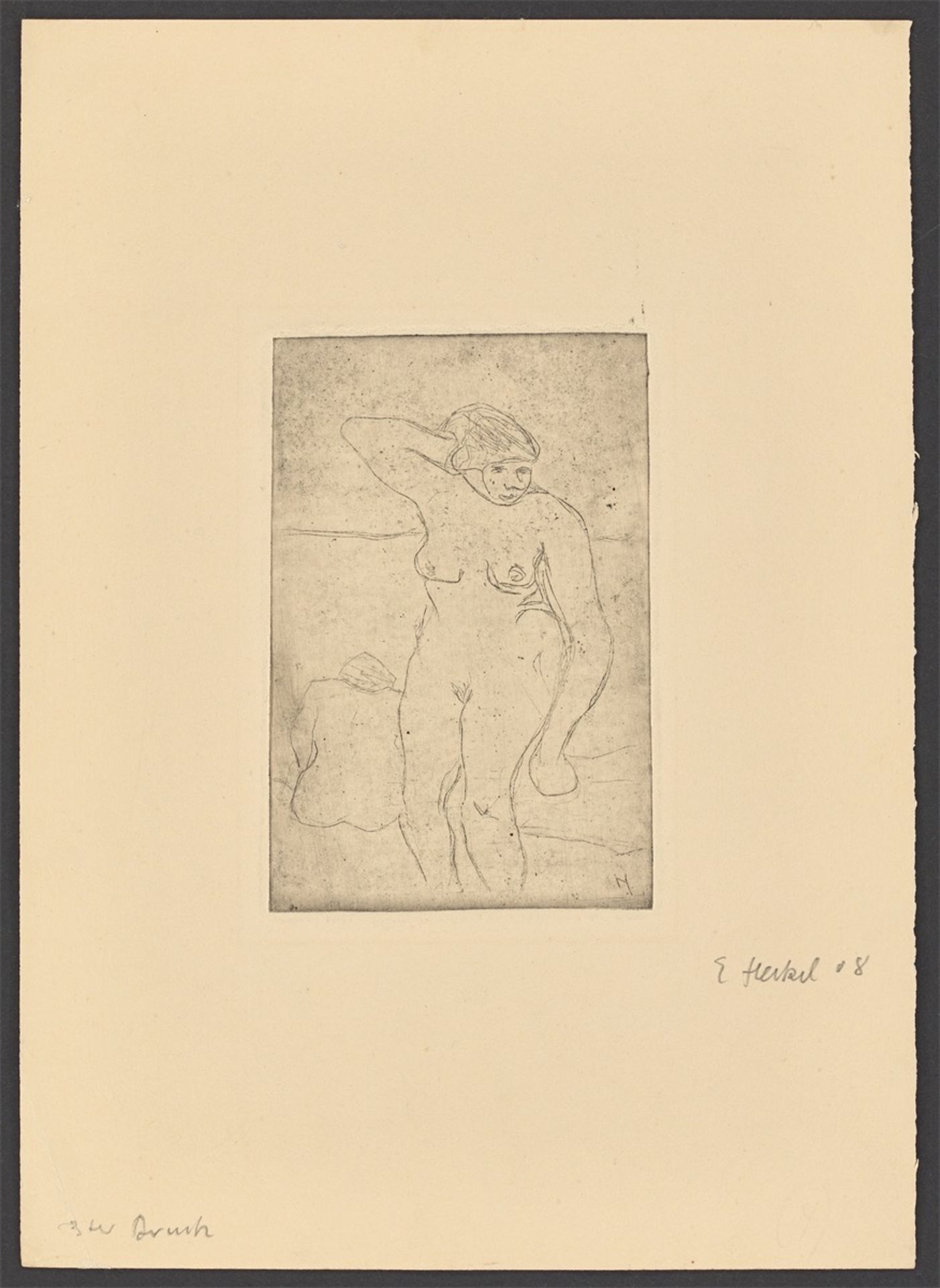 Erich Heckel. „Badende Frauen am Meer“. 1908 - Bild 2 aus 4