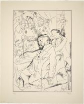 George Grosz. „Zigeunermusik“. 1921