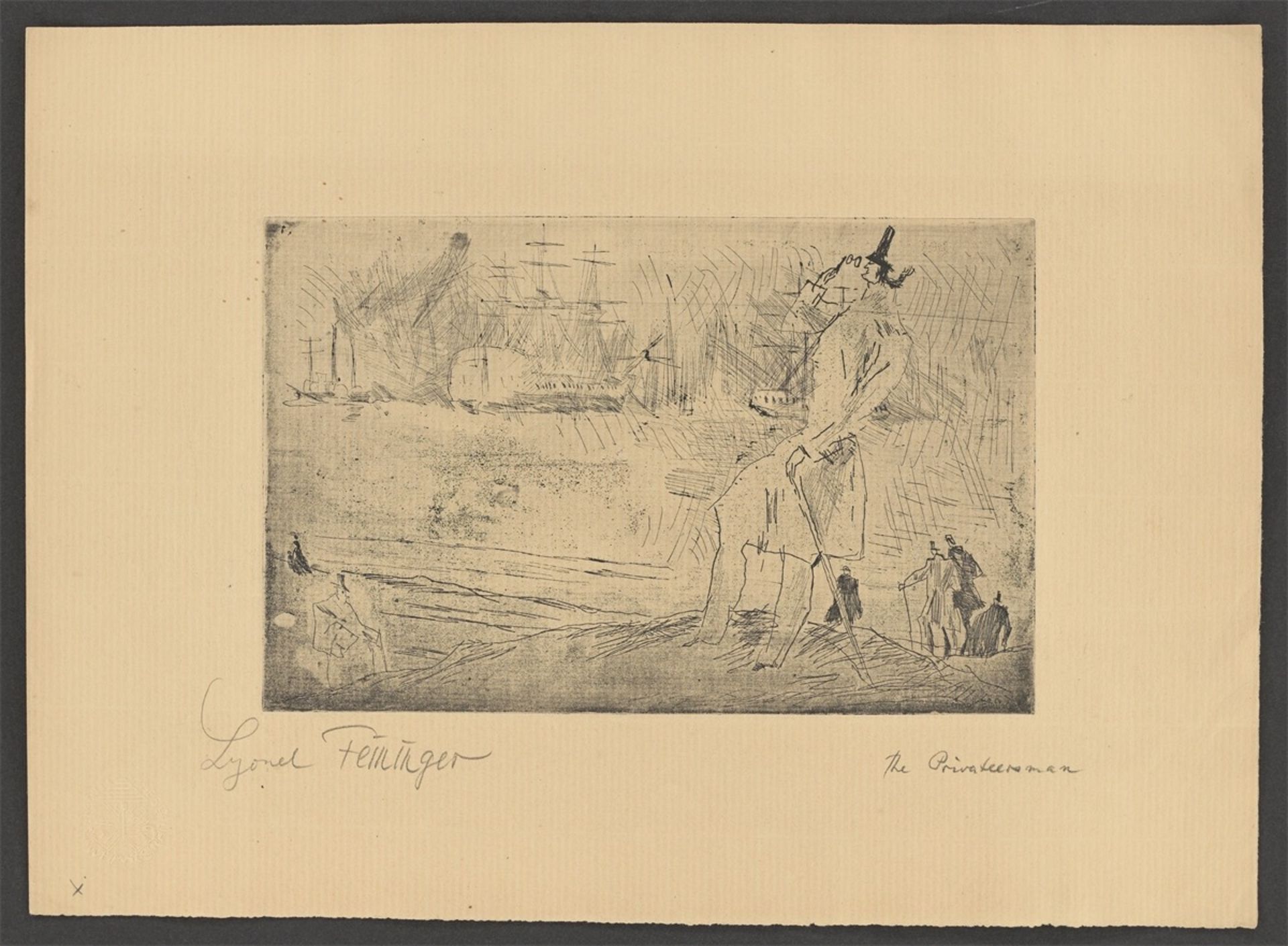 Lyonel Feininger. „The Privateteer“. 1911/12 - Bild 2 aus 3