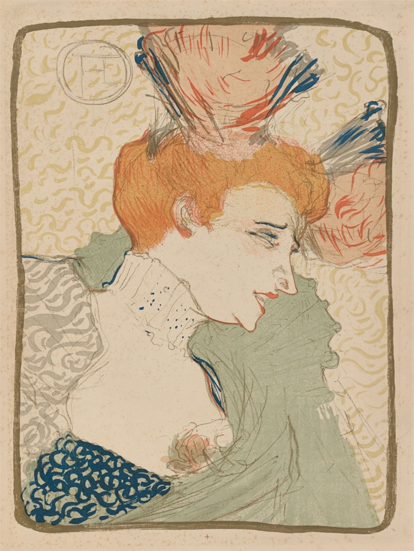 Henri de Toulouse-Lautrec. „Mademoiselle Marcelle Lender, en buste“. 1895