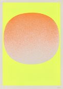 Rupprecht Geiger. „Variation Runde Farbe V - Orange auf Gelb“. 1969