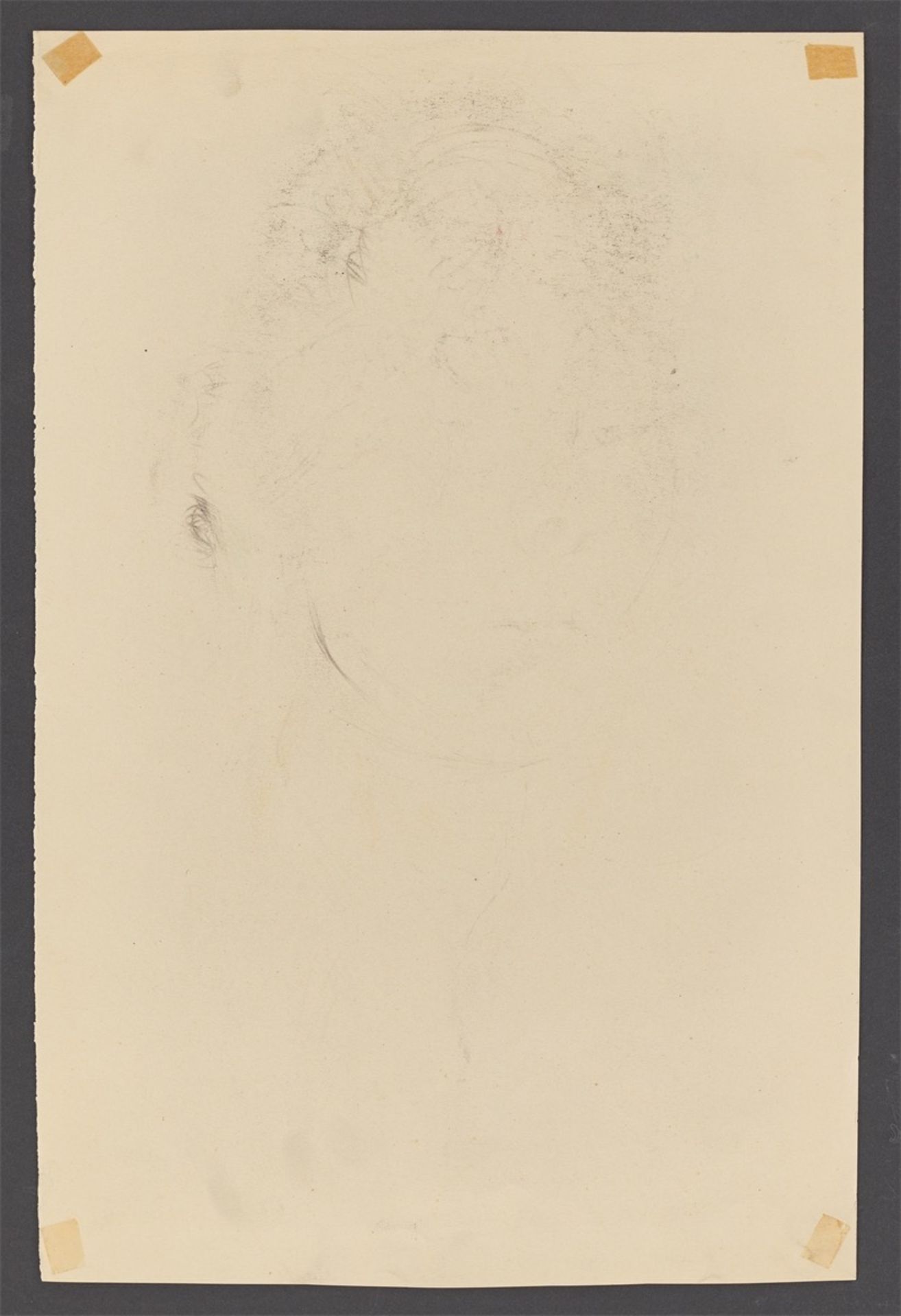 Jeanne Mammen. „Frauenkopf, linkes Auge von Haar verdeckt“. Um 1926 - Bild 3 aus 4