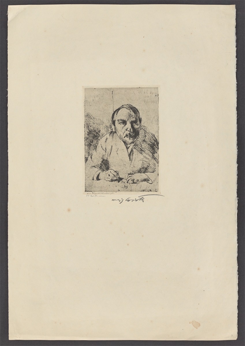 Lovis Corinth. „Selbstbildnis ,Als ich krank war‘“. 1912 - Bild 2 aus 2