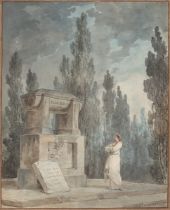 Hubert Robert. Entwurf für ein Grabmal. 1798