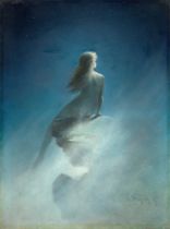 Karl Wilhelm Diefenbach. „Frage an die Sterne“. 1897