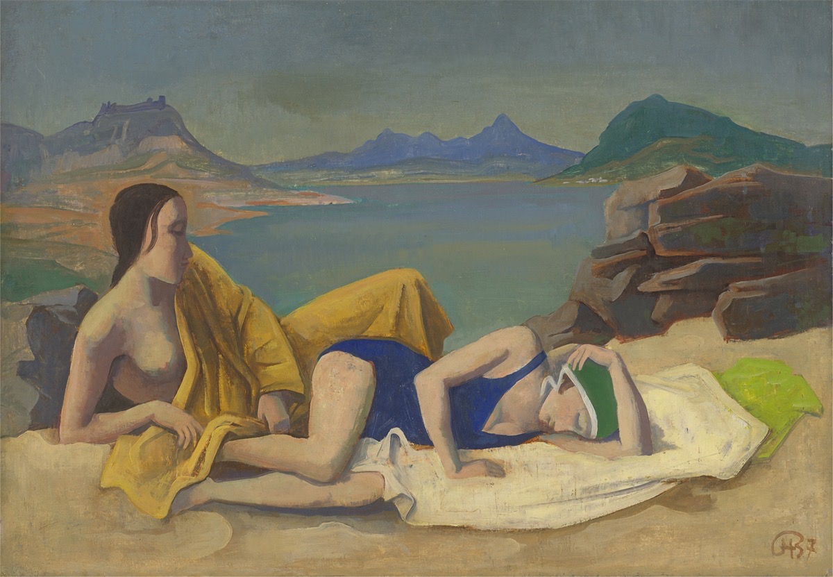 Karl Hofer. ”Badende am See”. 1937