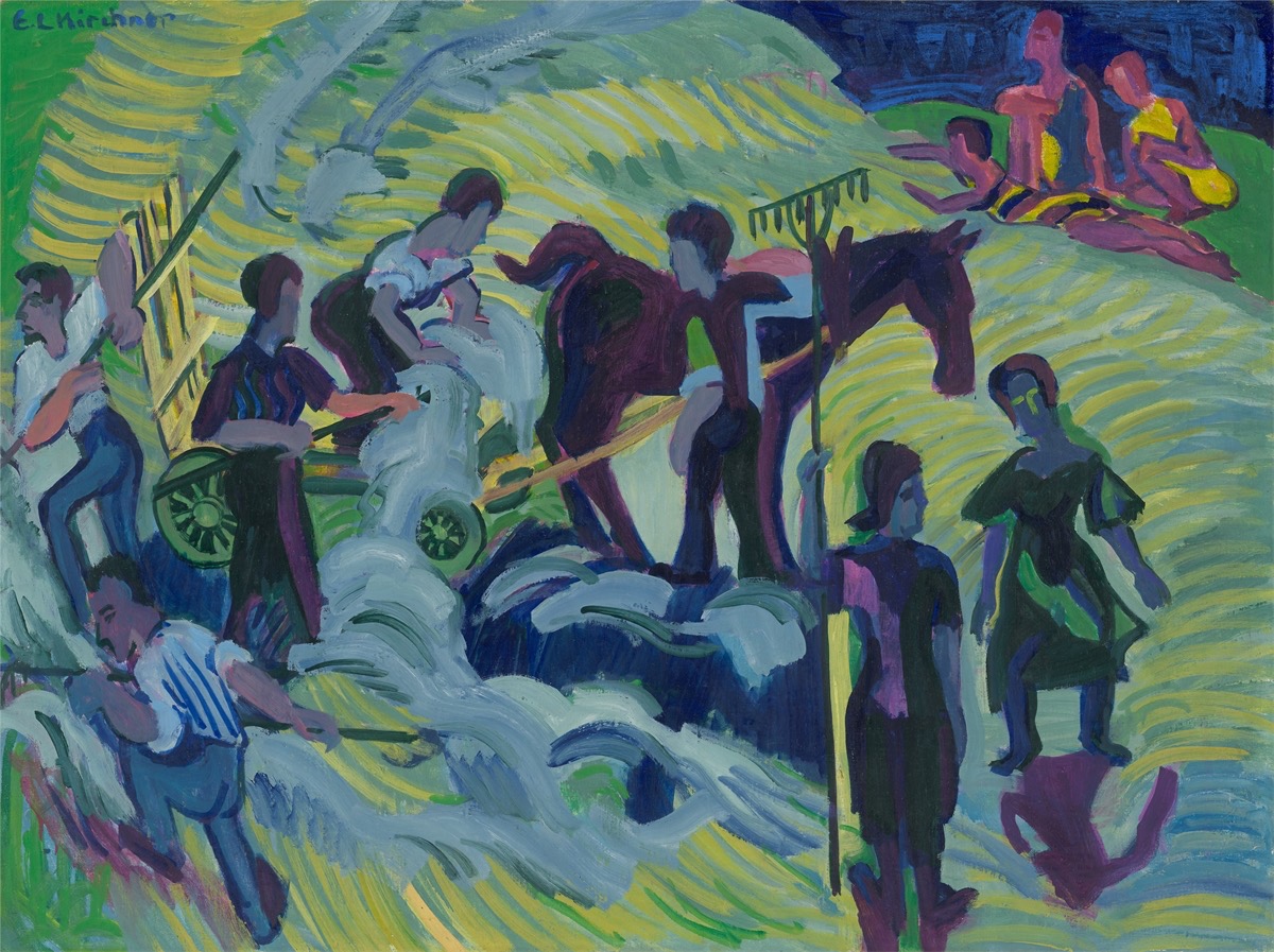 Ernst Ludwig Kirchner. ”Heuernte”. 1924-26