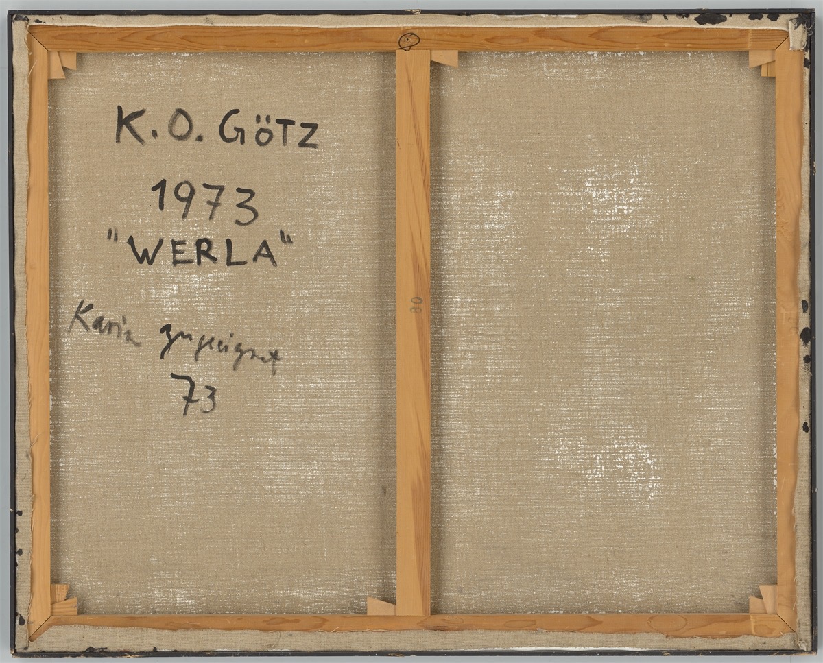 Karl Otto Götz. ”Werla”. 1973 - Image 3 of 3