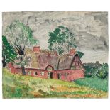 Erich Heckel. Landscape with farmhouse. 1929