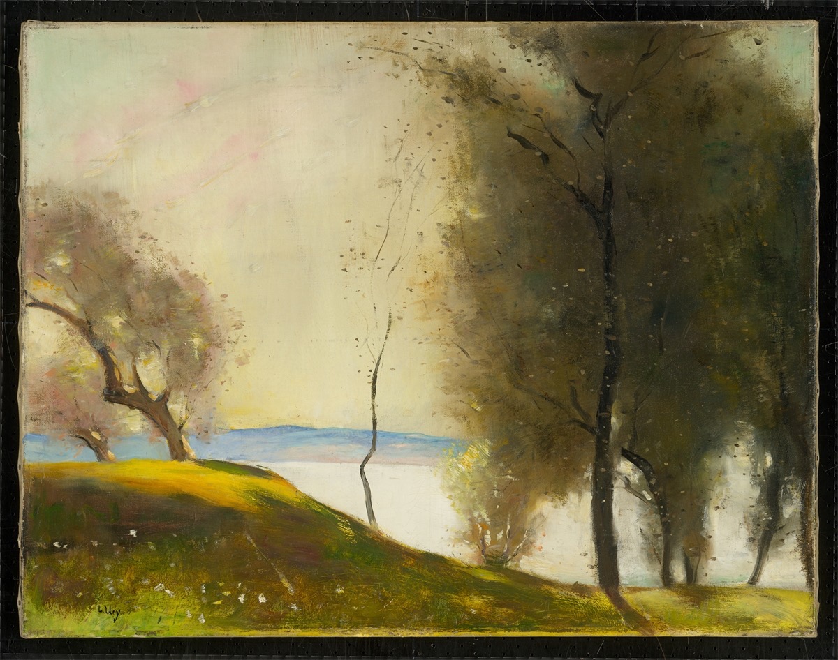 Lesser Ury. ”Der Morgen (Gardasee)”. Circa 1900/10 - Image 2 of 3