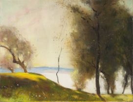Lesser Ury. „Der Morgen (Gardasee)“. Um 1900/10