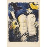 Marc Chagall. ”Moïse et les tables de la loi”. 1962