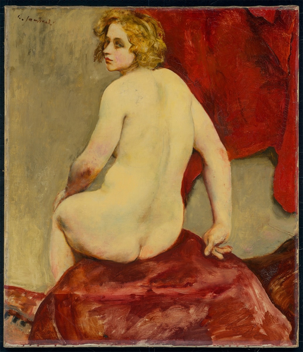 Willy Jaeckel. Female nude, seen from behind. 1920s - Image 2 of 3