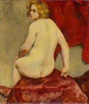 Willy Jaeckel. Weiblicher Rückenakt. 1920er-Jahre