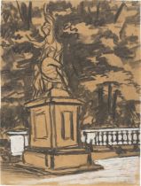 Ernst Ludwig Kirchner. Kentaurengruppe im Großen Garten, Dresden. Um 1907/08