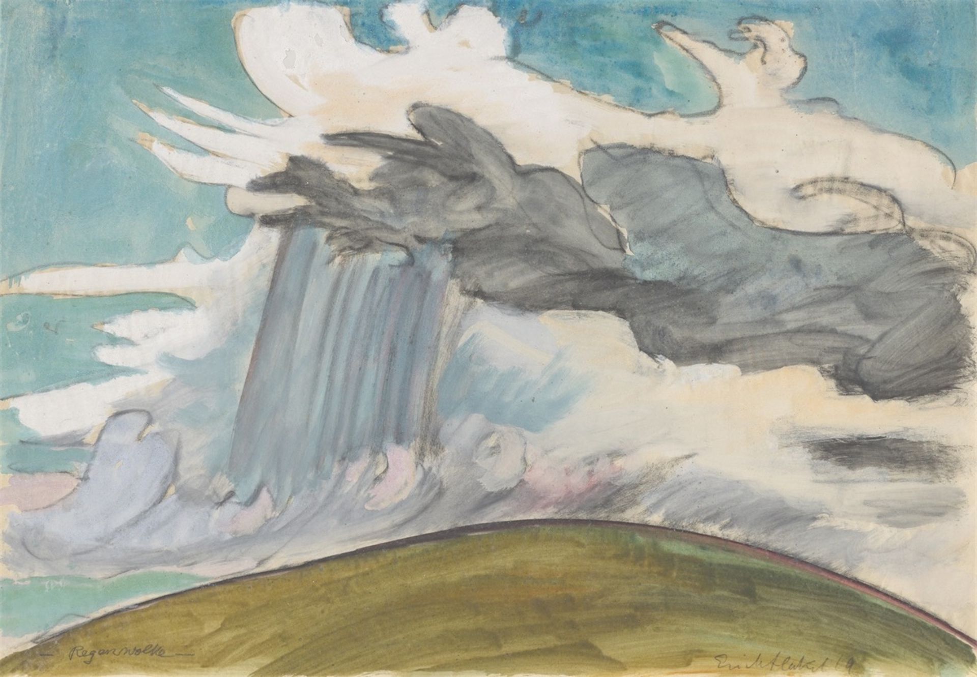 Erich Heckel. „Regenwolke“. 1919