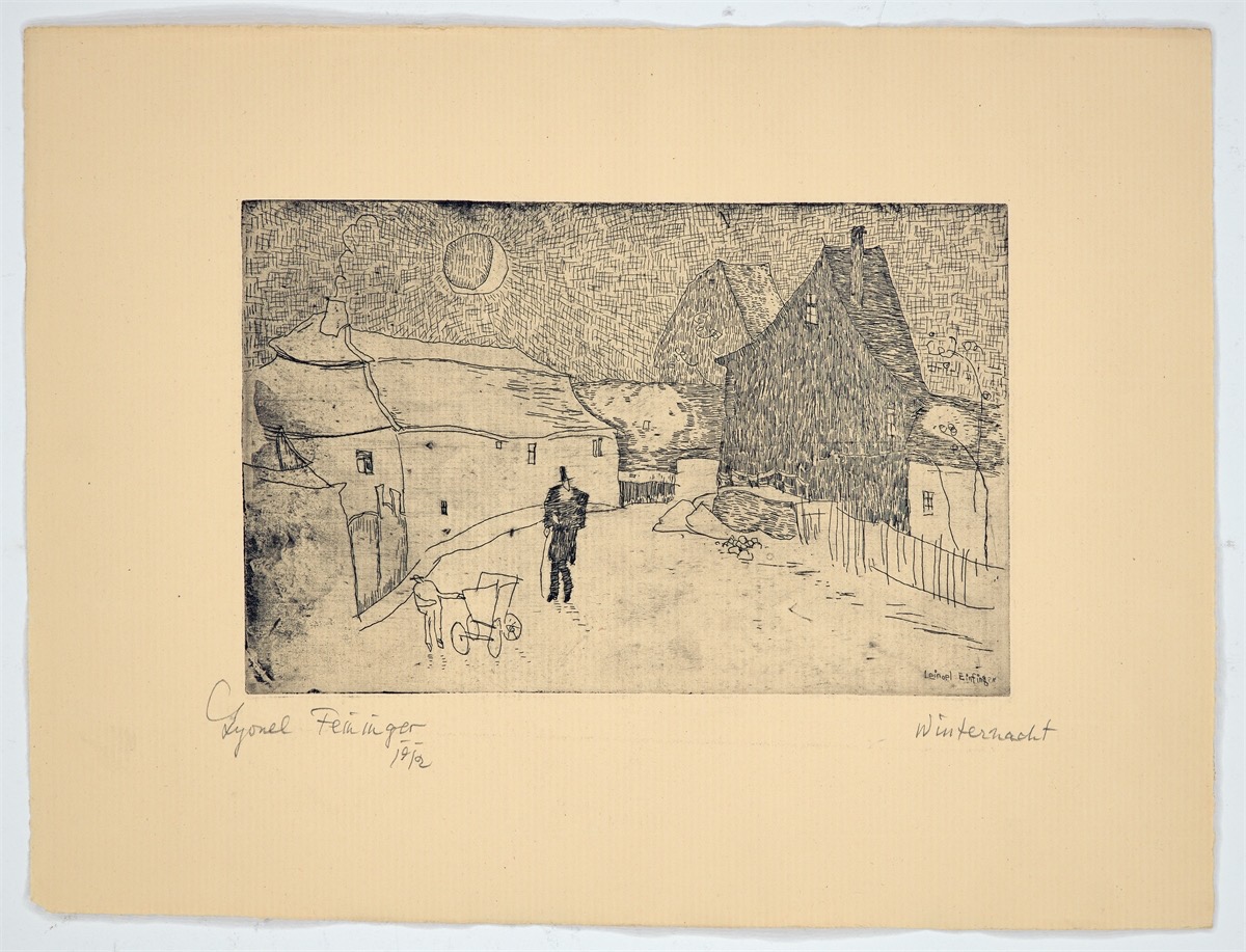 Lyonel Feininger. ”Winternacht”. 1916/17 - Image 2 of 3