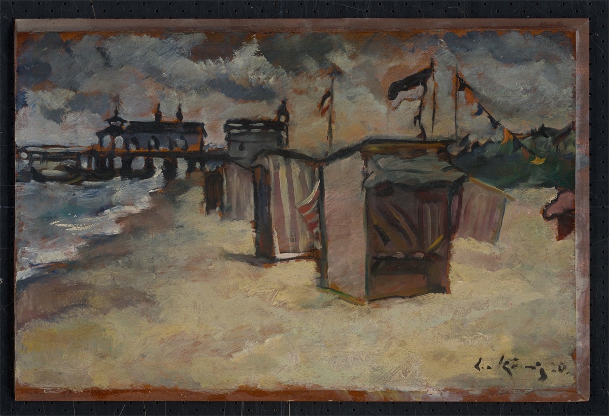 Leo von König. ”Gewitter am Strand”. 1920 - Image 2 of 3