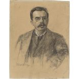 Max Liebermann. ”Portrait des Friedrich (Fritz) Gurlitt”. Circa 1892