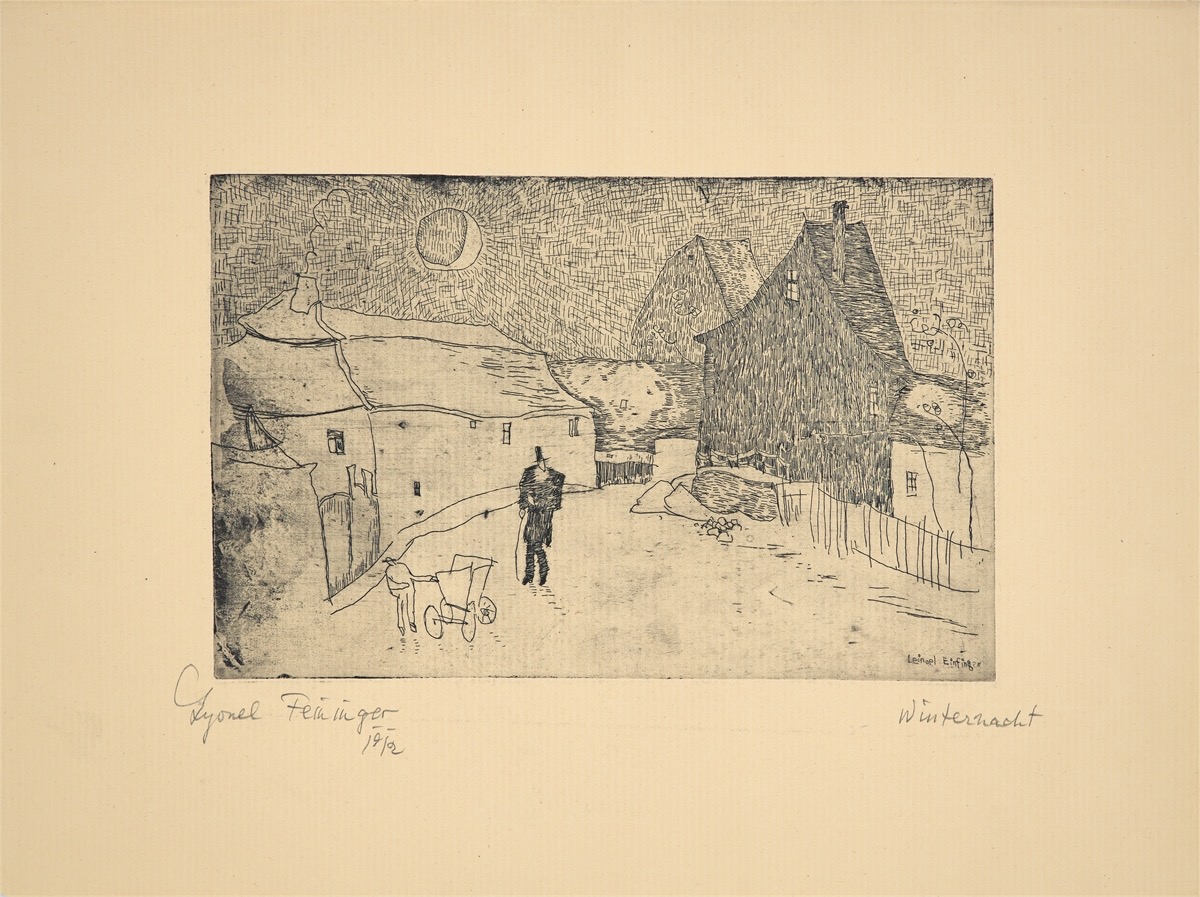 Lyonel Feininger. ”Winternacht”. 1916/17