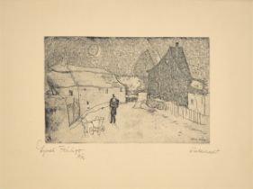 Lyonel Feininger. „Winternacht“. 1916/17