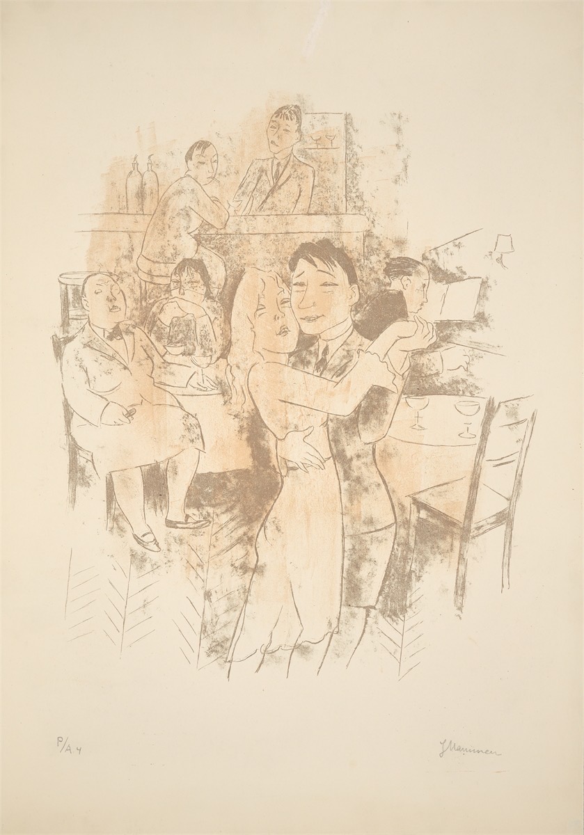 Jeanne Mammen. ”Damenbar”. Circa 1930/32