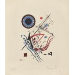 Wassily Kandinsky. ”Lithografie ,Blau‘”. 1922