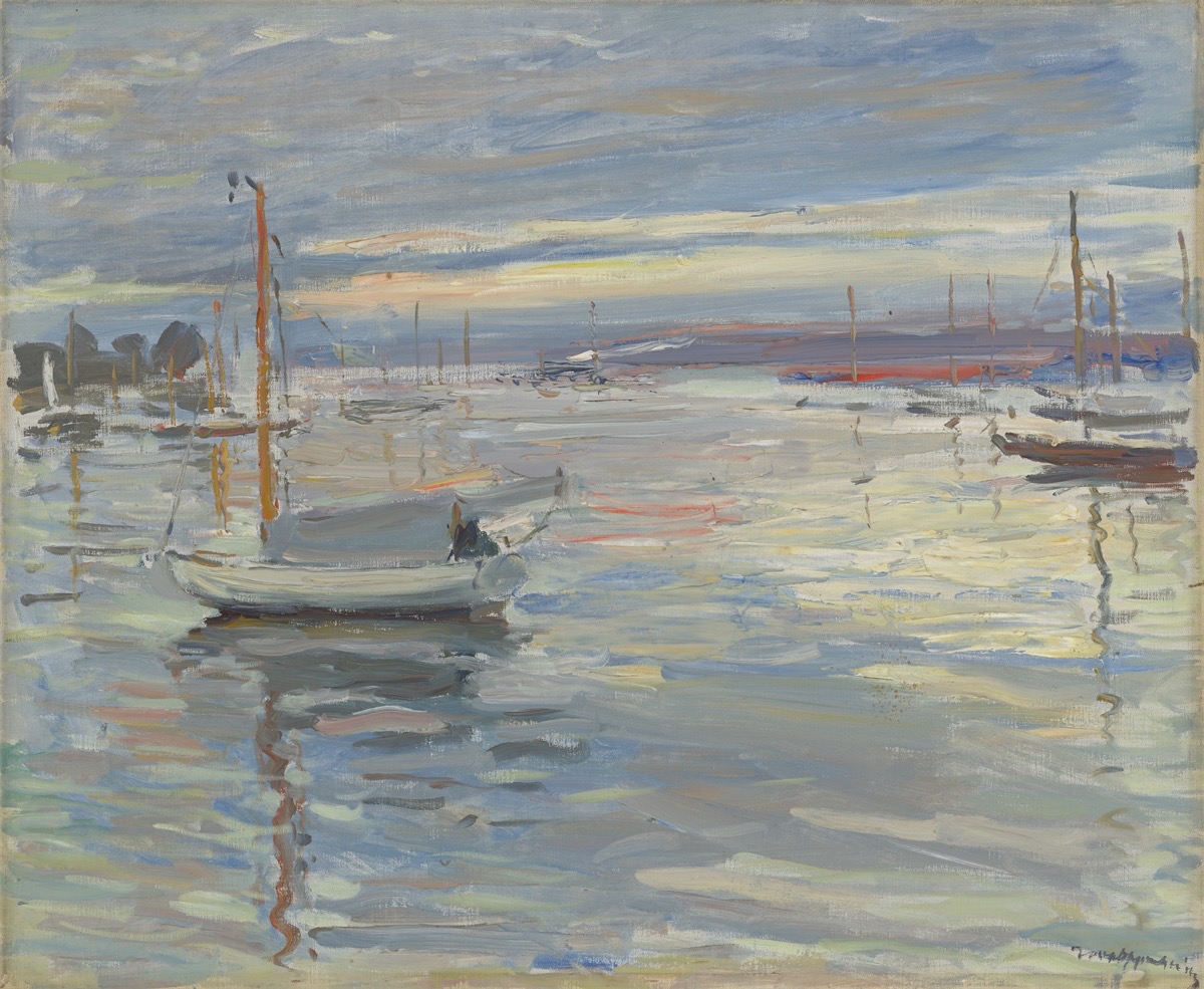 Josef Oppenheimer. Segelboote auf dem Wannsee. Um 1920