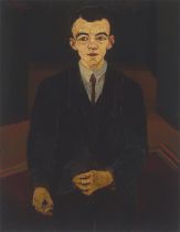 Josef Scharl. „Junger Mann in dunklem Anzug“. 1926