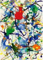 Sam Francis. Ohne Titel.