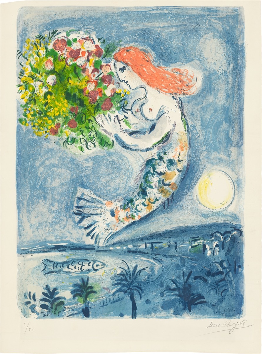 Marc Chagall. ”La baie des anges”. 1962