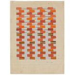 Gunta Stölzl. ”Entwurf für einen Jacquard Wandbehang 5 Chöre”. 1928