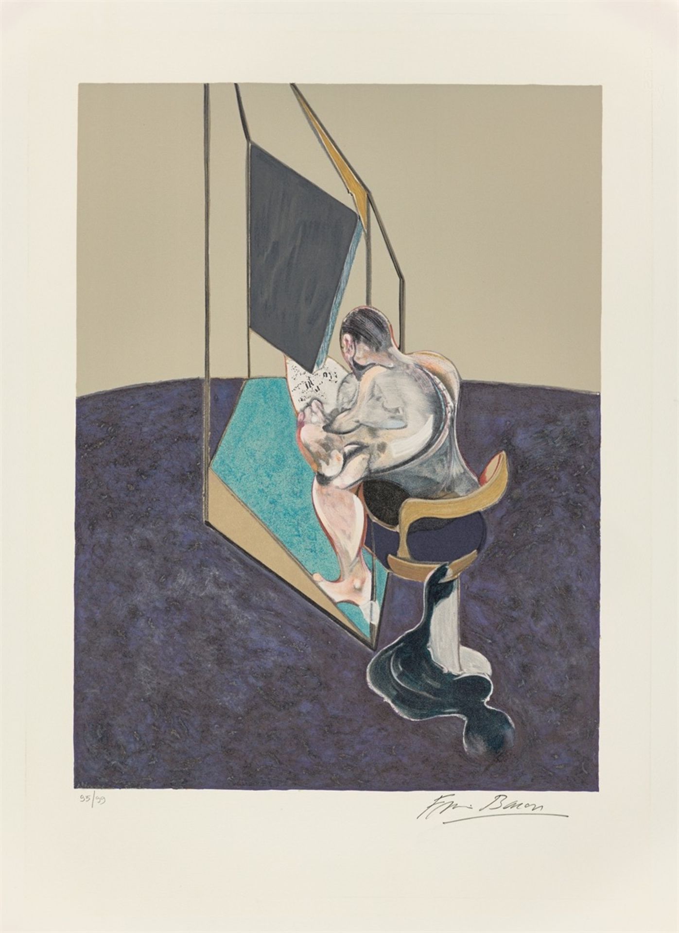 Francis Bacon. „Study of the male’s back“. 1987 - Bild 3 aus 4